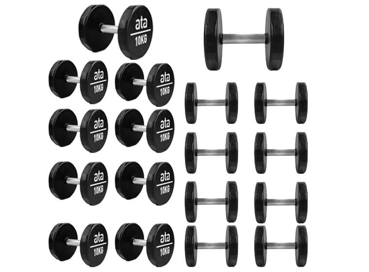 Manualer ata PU Hantel Pro Elite 2-40 kg 2 av hver | 2-40 kg 