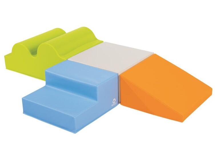 Mini Skumklosser | Krysset byggesett 168x96 cm | 4 elementer i skum 