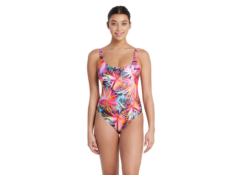 Savannah Sleekback Badedrakt 34 Zoggs | Flerfarget | Ecolast 