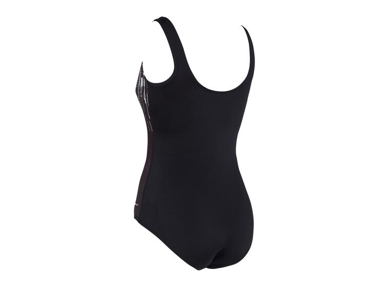 Shimmer Scoopback Badedrakt EU34 Zoggs | Svart/Flerfarget  | Ecolast 