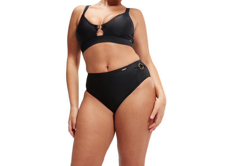 High Waist Shaping Truse Bikini 36 Speedo | Svart | ECO BodyFit Rec 