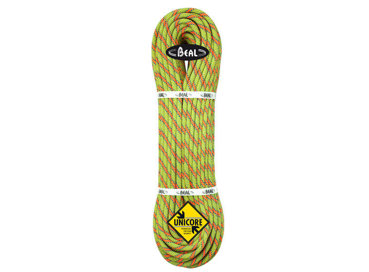 Klatretau Beal BOOSTER lll 9,7mmx70m Dynamisk DRY enkelttau | Gul 
