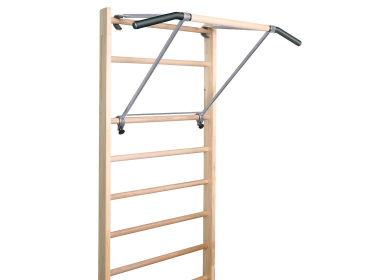 Ribbevegg med pull-up stang 210 cm 1 seksjon | Avstand 25,2 cm | Ask 