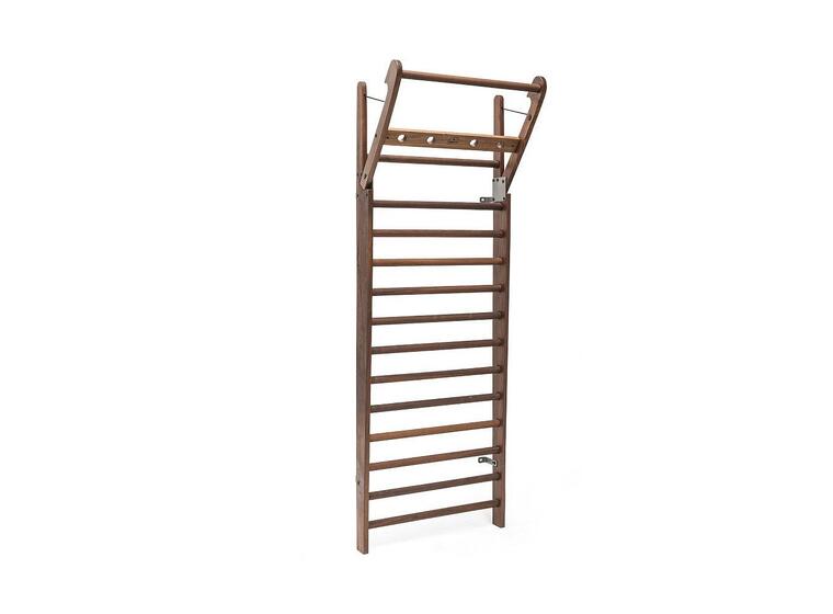 Ribbevegg NOHrD® 230x80 cm 1 seksjon | Avstand 17,7 cm | Valnøtt 