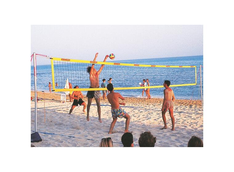 Sandvolleyballnett SunVolley Standard 8,5 m | 4-punkts oppheng 