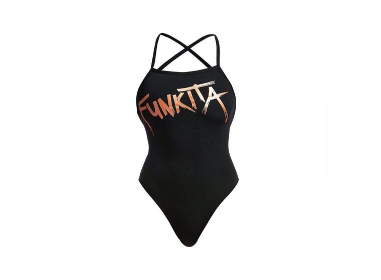 Bronzed Badedrakt EU34 Funkita | Strapped In One Piece 