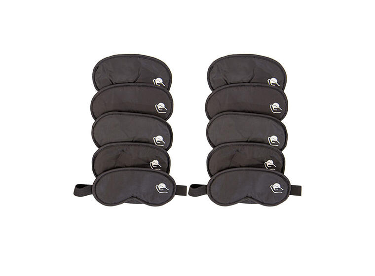 Blindemasker 10 svarte 