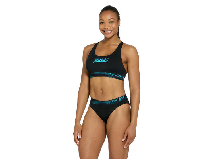 Extender Actionback Bikini EU42 Zoggs | Svart/Blå| Ecolast+ 