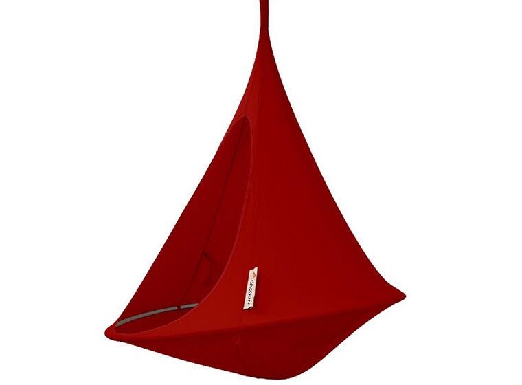 Hengehuske Cocoon - Rød - 150cm Genial hengekøye og gyngestol for alle 