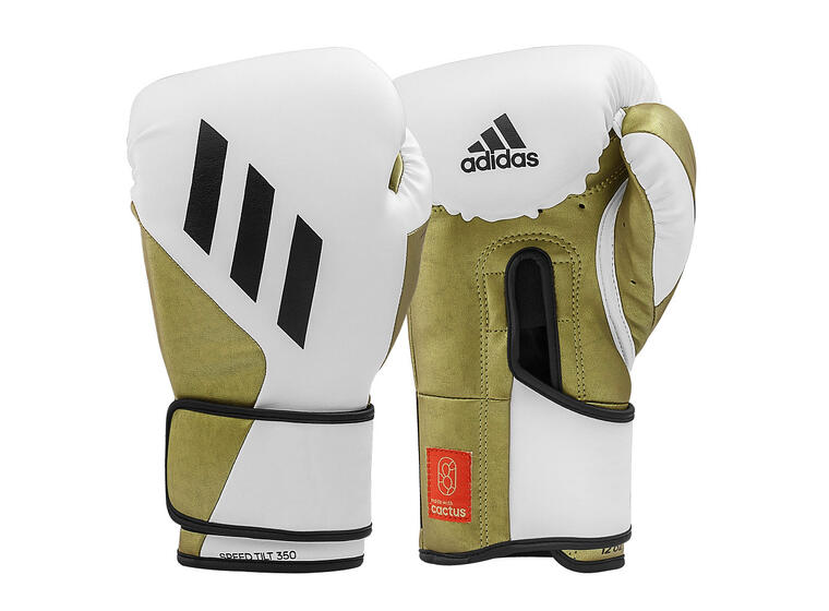 Boksehansker Adidas Speed Tilt 350 16 oz Treningshansker | Hvit/ Gull 