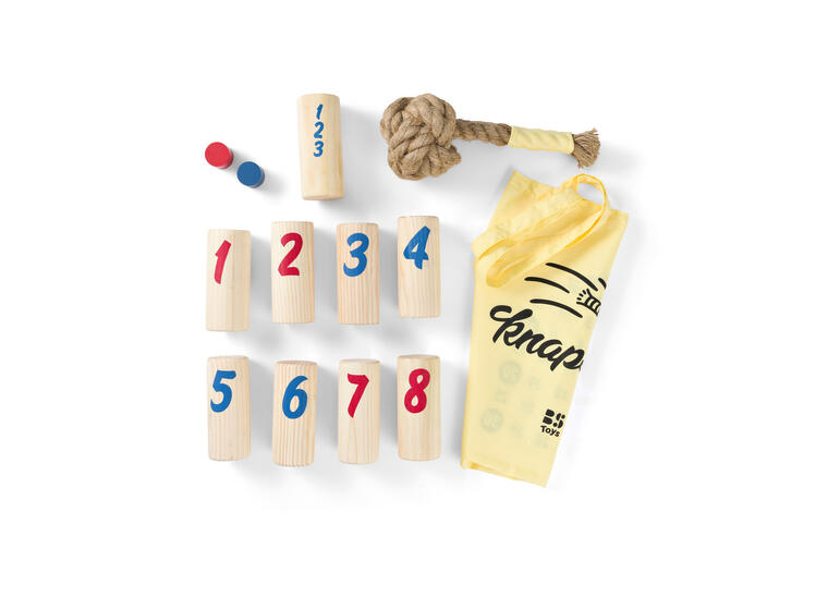 Kubbespill | Nummerkubb Knapsack | 2-6 spillere 
