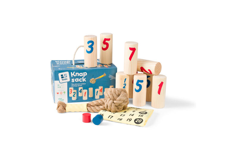 Kubbespill | Nummerkubb Knapsack | 2-6 spillere 