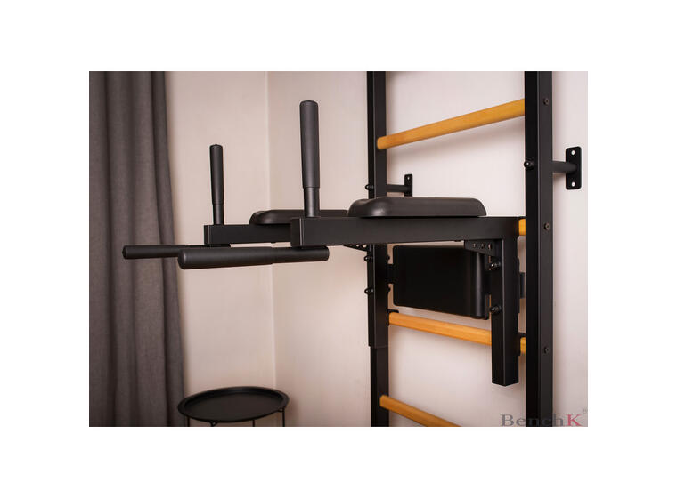 Ribbevegg BenchK 230 Svart Pull-up | Høydejusterbar dip bar 