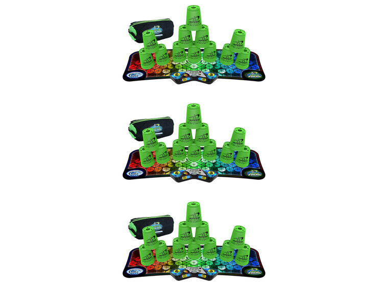 Speed Stacks Komplett Sett x3 3 sett | Grønne kopper 