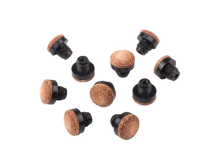 Stradivari skrubar lærtupp (10) 12 mm | Hard lærtupp til biljardkø 