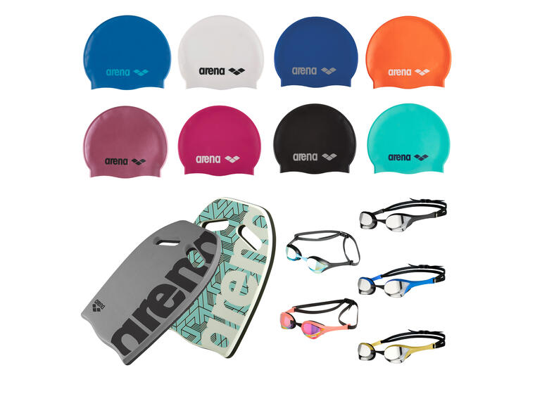 Arena Kickboard Utstyrspakke Kickboard | Badehette | Svømmebrille 