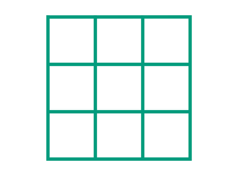 Asfaltmaling Bondesjakk Grønn 1,8 x 1,8 meter 