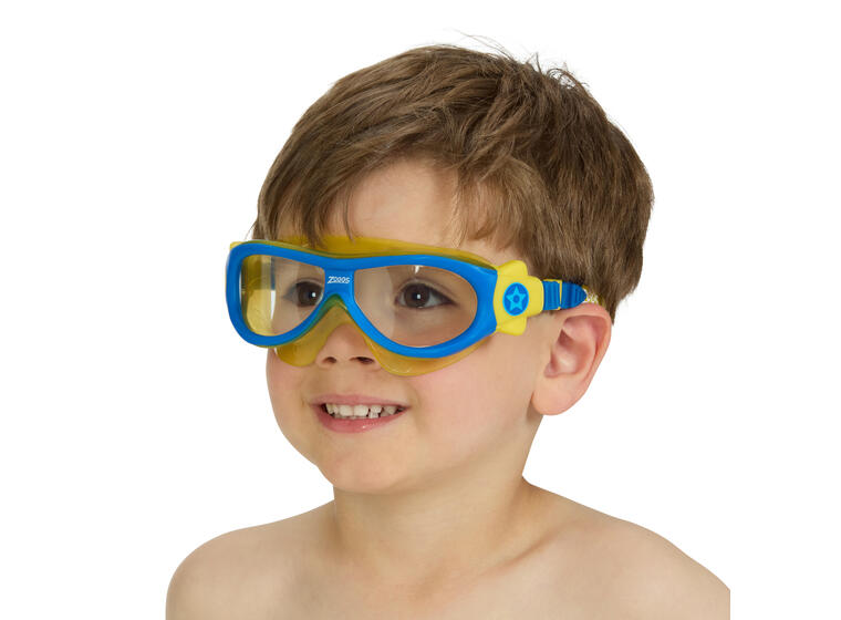 Paw Patrol CHASE Svømmebrille Zoggs 2-6 år | Kids Mask | Klar linse 