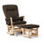 Trone Easymove Advance Gyngestol Brun Med puff | Standard PU 