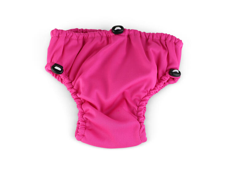 Aqua Nappy Klubben Badebleie | 6-12 mnd Rosa | Justerbar strikk i midje og lår 