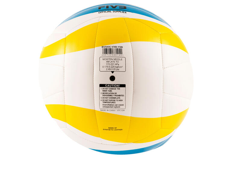 Sandvolleyball Mikasa BV543C-VXB-YSB Beachvolley | Hobby og trening 