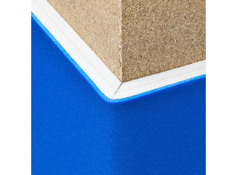 Veggpolstring | Blå 200x100x3 cm 