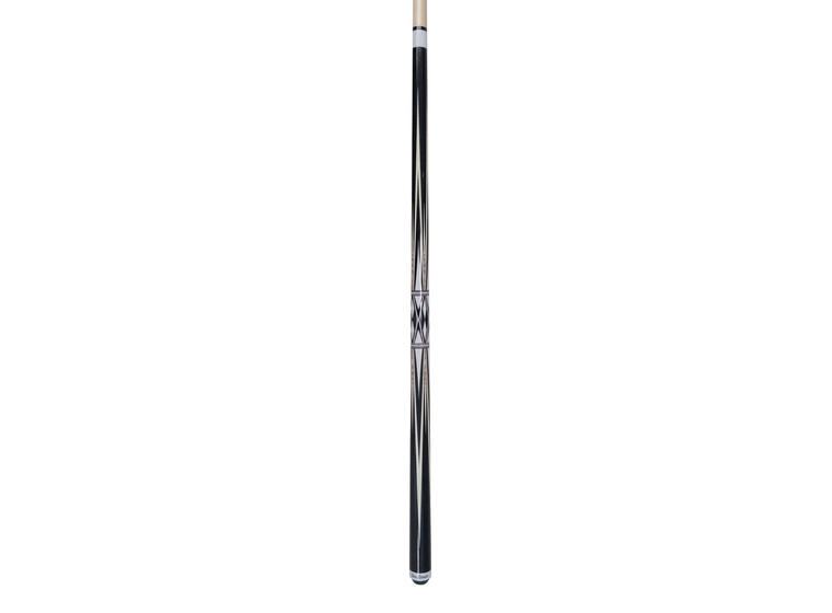 Biljardkø Jim Davis Mirage 147 cm 2-delt | Svart lakkert 