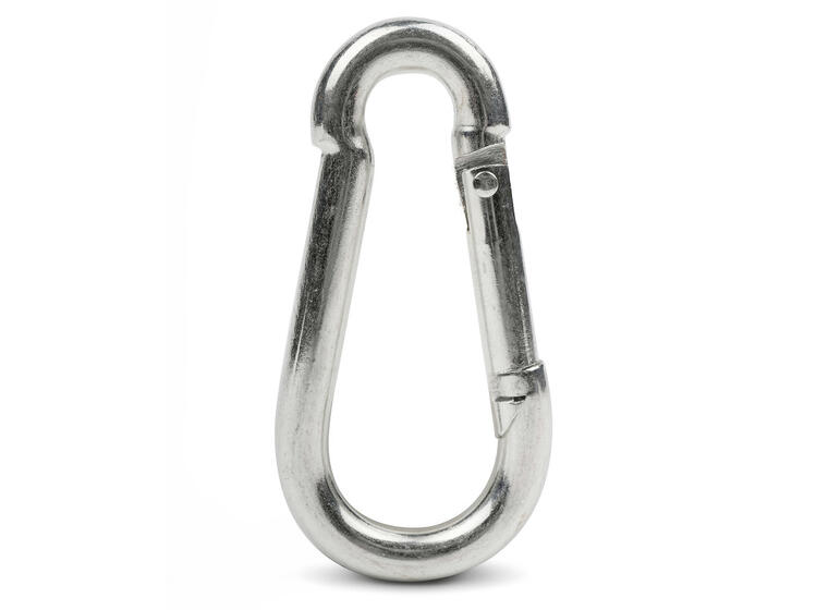 Karabinkrok for boksesekker Maksimal belastning 60 kg | 8x4x0,8 cm 