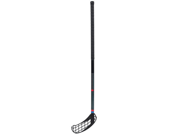 Innebandykølle Rush 95 cm Svart Rett blad 