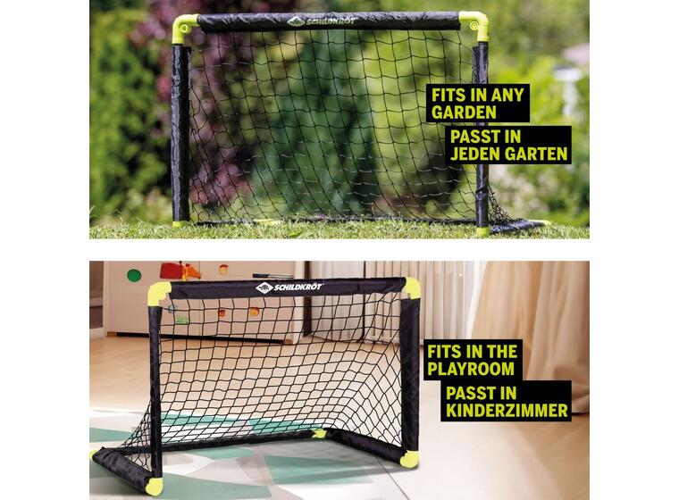 Schildkröt Fotballmål | 1 stk 90x60 cm | Sammenleggbart mål 
