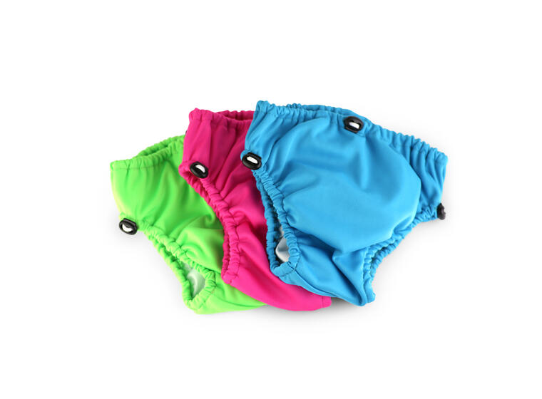 Aqua Nappy Klubben Badebleie | 12-18 mnd Blå | Justerbar strikk i midje og lår 