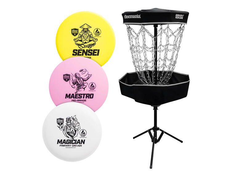 Discgolf Sett Discmania Home 1 kurv | 3 discer 