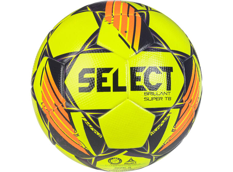 Fotball Select Brillant Super TB V24 FIFA Quality Pro Matchball | Gul/Lilla 