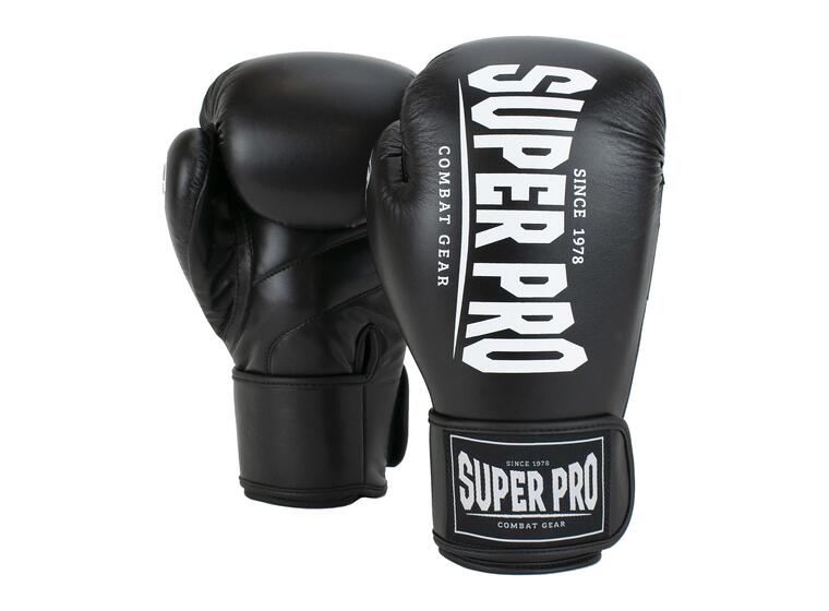 Boksehansker Super Pro Champ 8 oz Svart Treningshansker | Thai-, Kick-, Boksing 