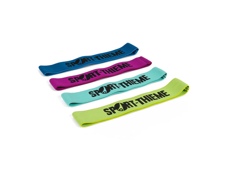 Miniband sett  Sport-Thieme i tekstil 4 4 stk | S-XL | Loop band Resistance 