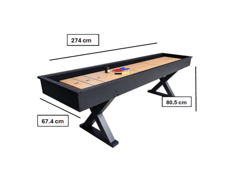 Shuffleboard Boston 12 ft 365 x 67,4 x 80,5 cm 