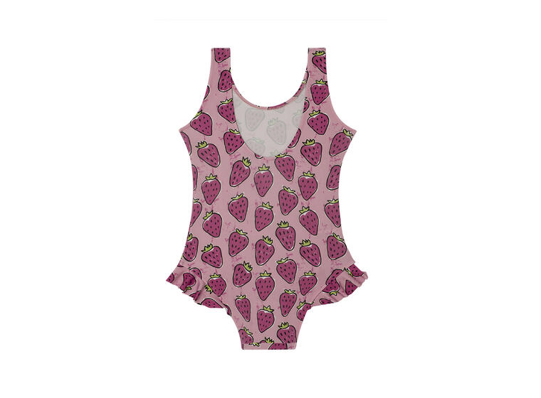 Strawberry Badedrakt 128-134cm Slipstop | Rosa | Polyester/Elastan 