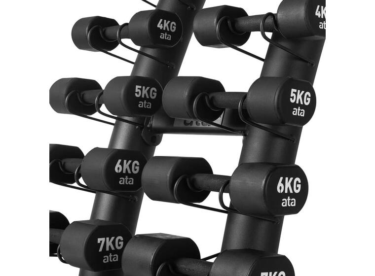 Manualsett ata Aerobic PU med 1-10 kg Stativ og 10 par manualer 
