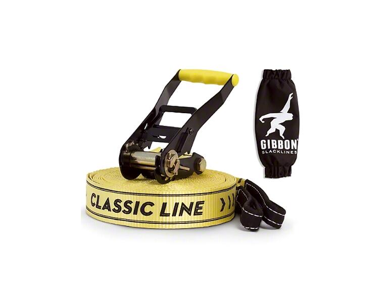Schildkröt Slackline med ekstra læreline 15 m - klassisk balanseline 
