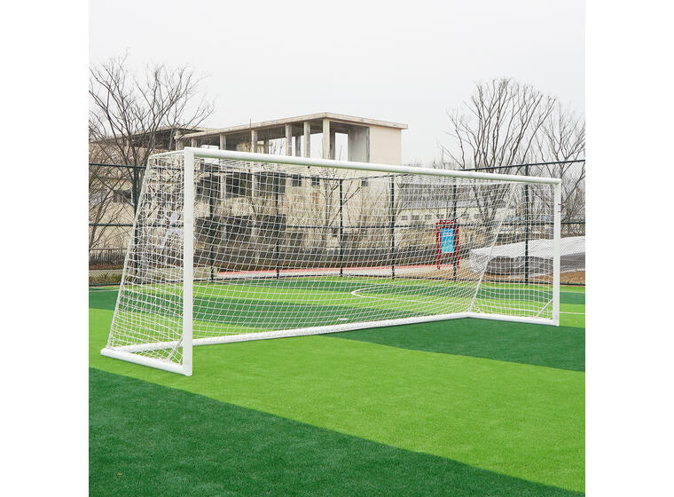 Fotballmål  5er | 3x2 m Hvitt | Rund profil | Nett 