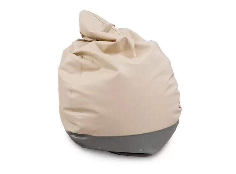 Sittesekk Kjempe Pære Beige 135 x 90 cm | Beige/Grå 