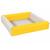 Ballbasseng Kvadrat 190x37 cm Gul | Ftalatfri | Med Baller 