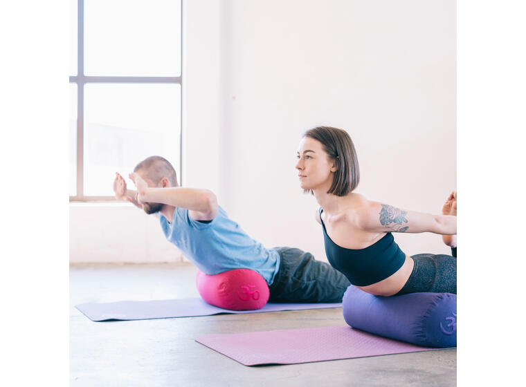 Yoga-Mad Evolution Yogamatte 183 x 61 x 0,4 cm | Lys lilla 