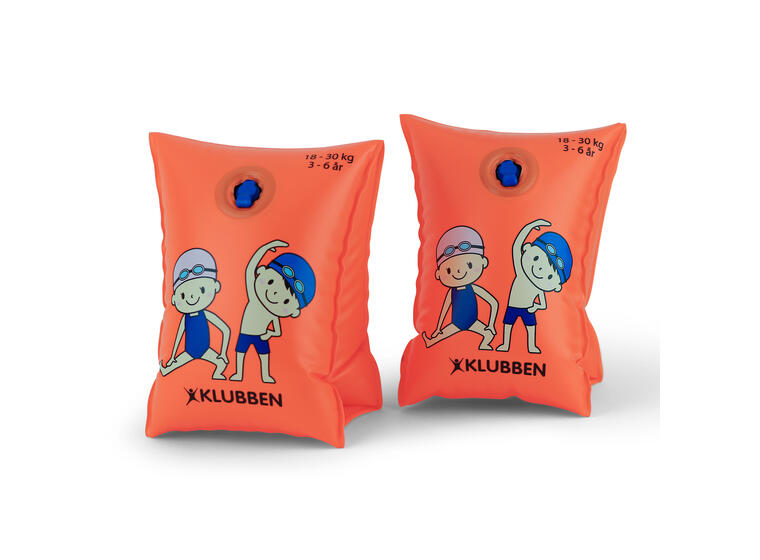 Armringer Klubben | 1-3 år opptil 18 kg | Oransje 