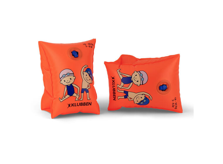 Armringer Klubben | 3-6 år 18-30 kg | Oransje 