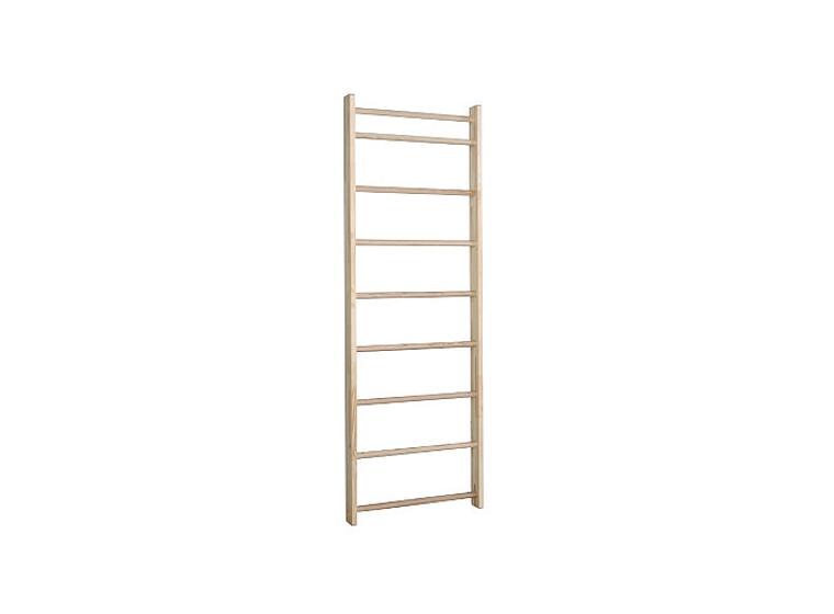 Ribbevegg 230x80 cm 1 seksjon | Avstand 25,2 cm | Ask 