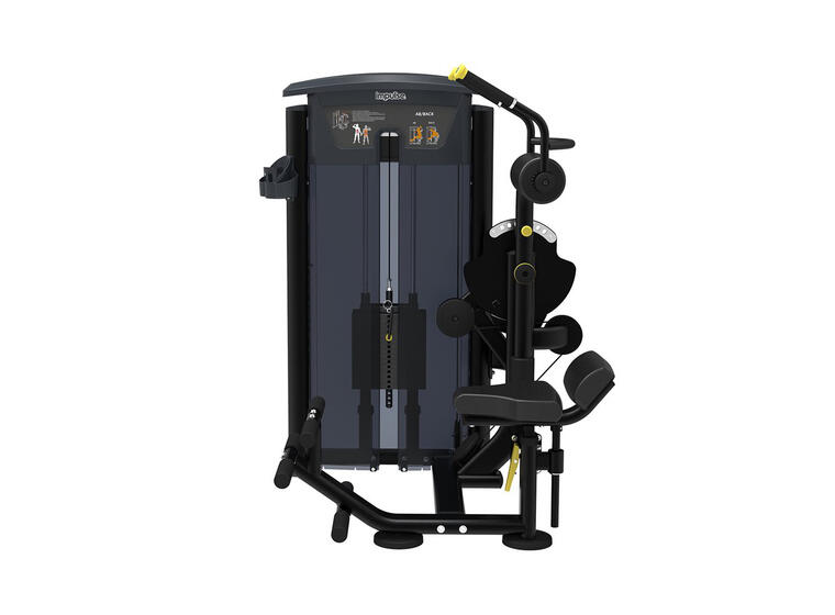 Mage og Korsryggtrener Impulse IT9534 Styrkeapparat for treningssenter 
