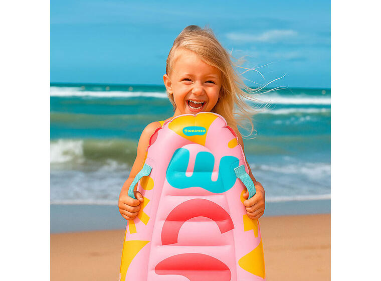 Bodyboard for barn 70 cm Lys rosa 