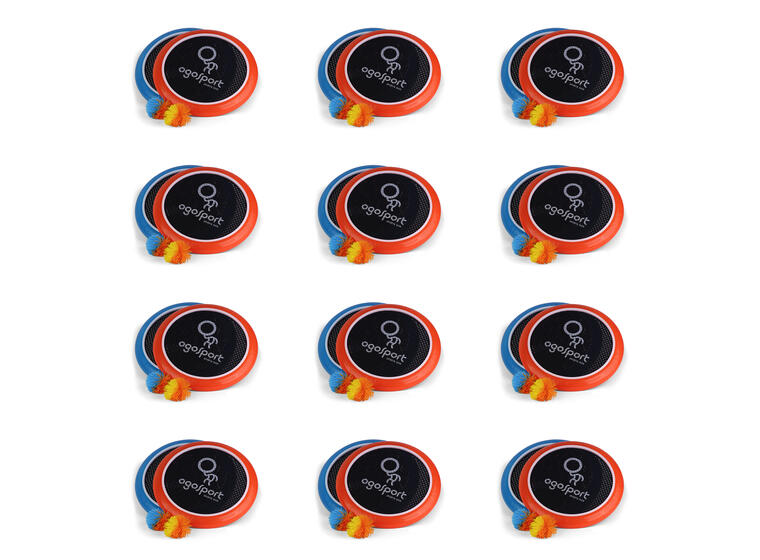 Ogo Sport Disksett - 24 plater 12 baller 12 sett | Ballspill til fritid og skole 