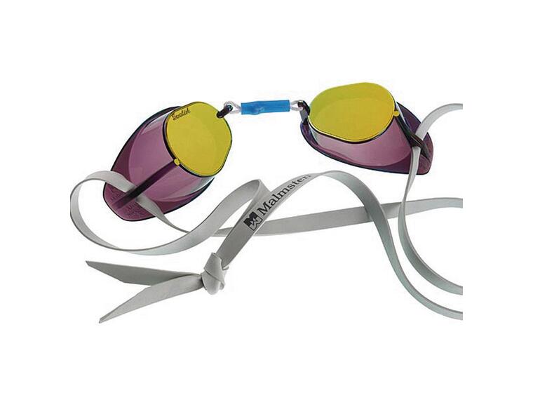 Monterbar Svømmebrille Metallic Malmsten | Gull speillinse 
